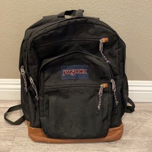 Jansport multiple pocket black backpack